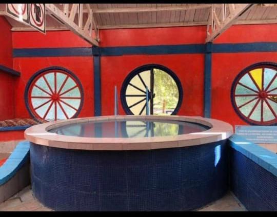 Hotel Y Balneario Ojo Caliente Camargo 외부 사진